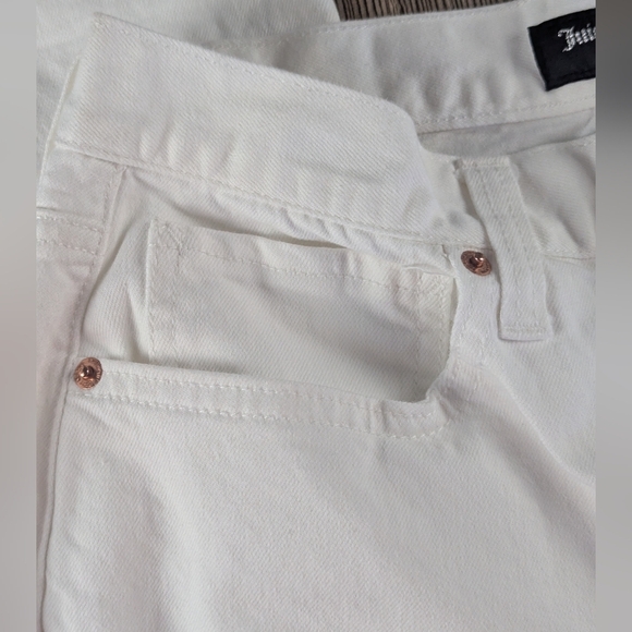 Juicy Couture Size 26 White Relaxed Jeans - Picture 6 of 13